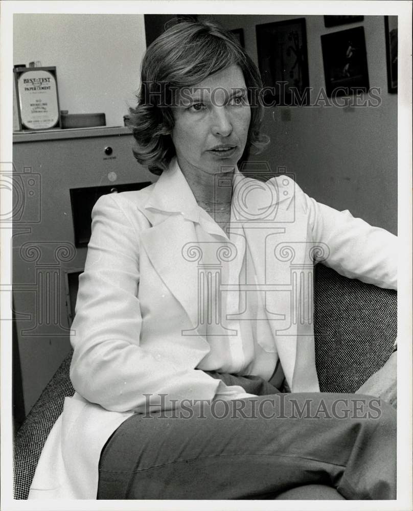 1973 Press Photo Race driver Janet Guthrie - hps17911 - Historic Images