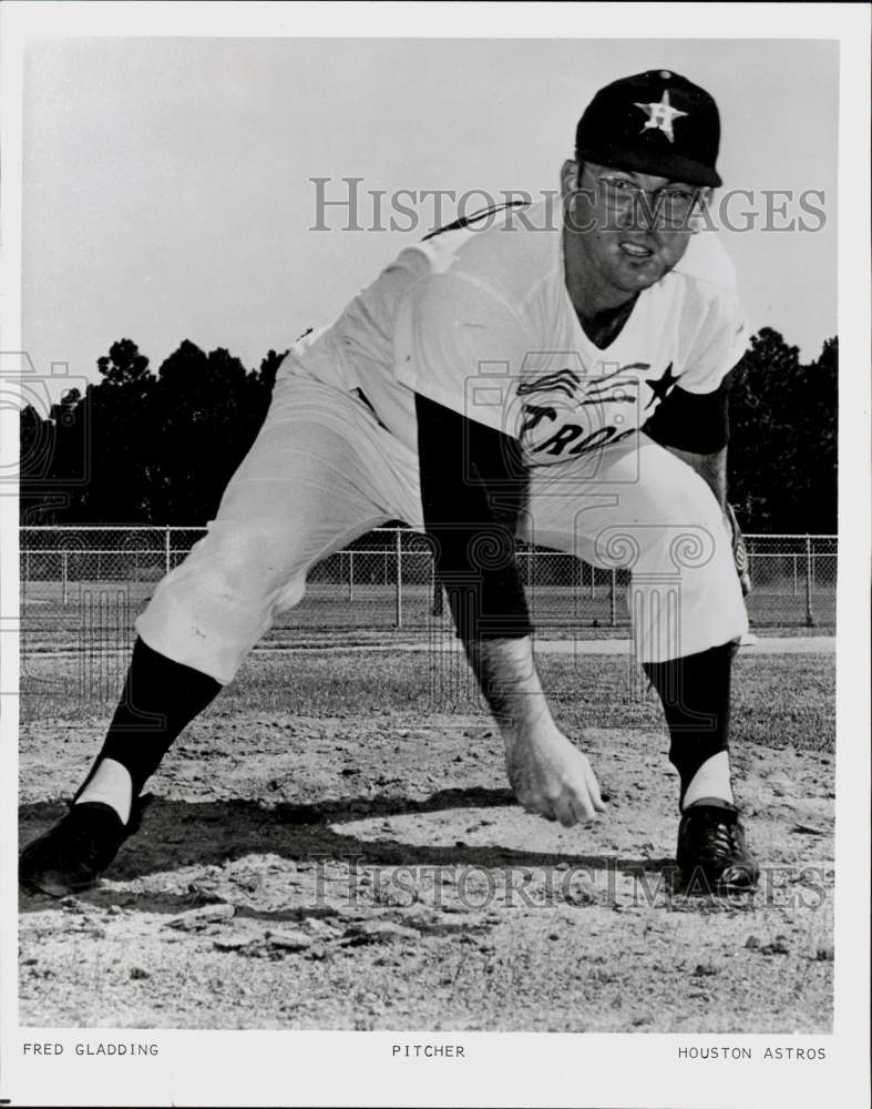 1969 Press Photo Houston Astros baseball pitcher Fred Gladding - hps19 ...