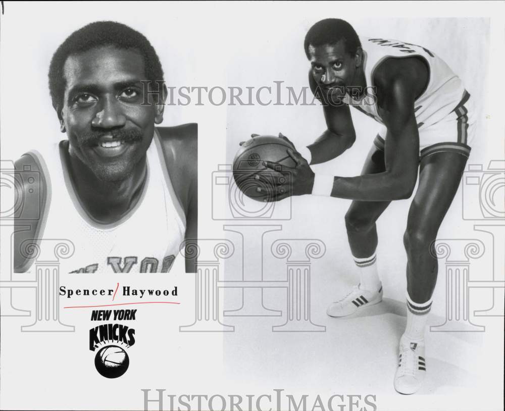 Press Photo New York Knicks Basketball Player Spencer Haywood - hps19804 - Historic Images