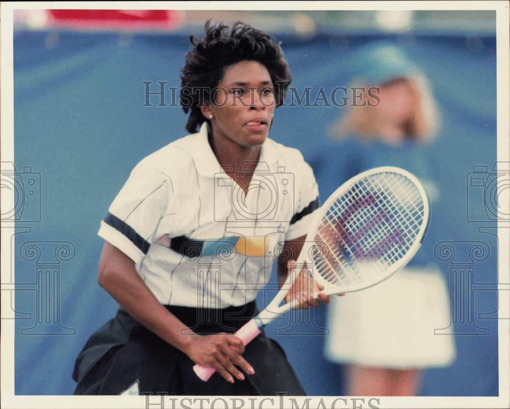 1988 Press Photo Tennis Player Zina Garrison at Westside Tennis Center - Historic Images