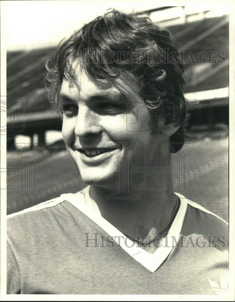 1980 Press Photo Rice University football player Doug Johnson - hps20484- Historic Images