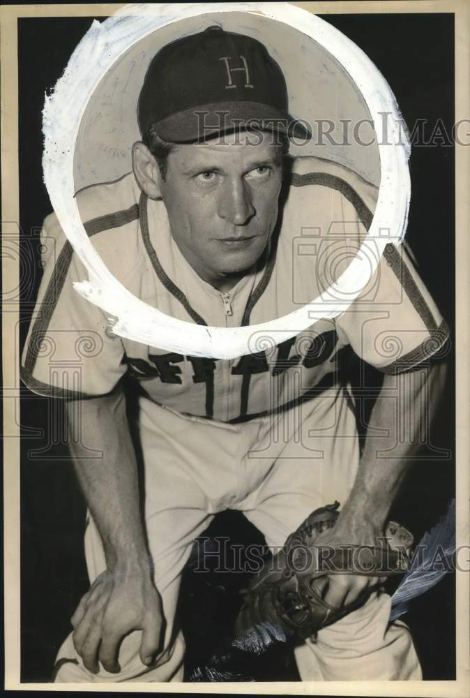 1959 Press Photo Houston Buffaloes Baseball Player Eddie Kazak - hps20762- Historic Images