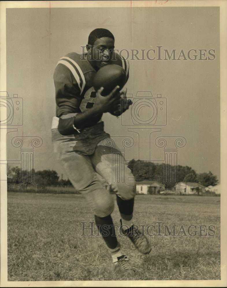 1987 Press Photo University of Michigan Football Player Joseph Melvin - Historic Images