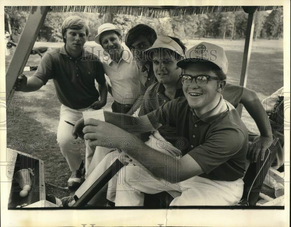 1971 Press Photo University of Texas NCAA champion golf team - hps21087- Historic Images