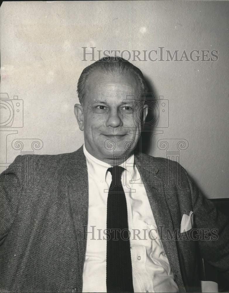 1961 Press Photo George Kirksey, partner with Clark, Kirksey and Company - Historic Images