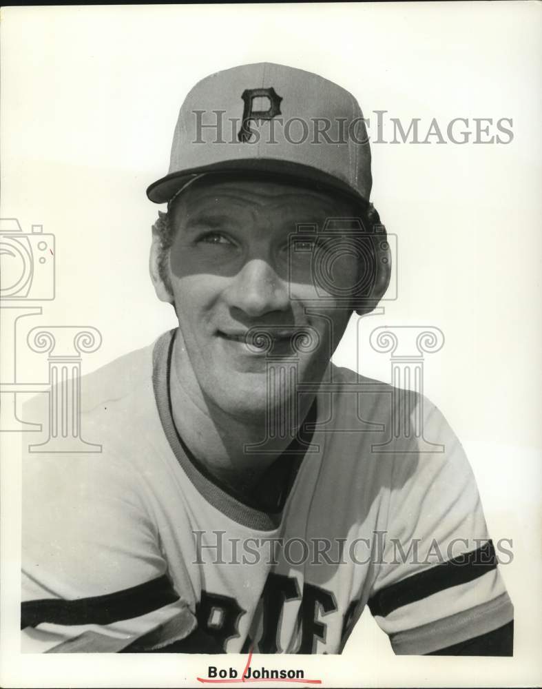 1972 Press Photo Pittsburgh Pirates baseball player Bob Johnson - hps21653 - Historic Images