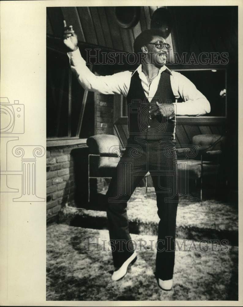 1978 Press Photo Football player Billy &quot;White Shoes&quot; Johnson dances - hps21659 - Historic Images