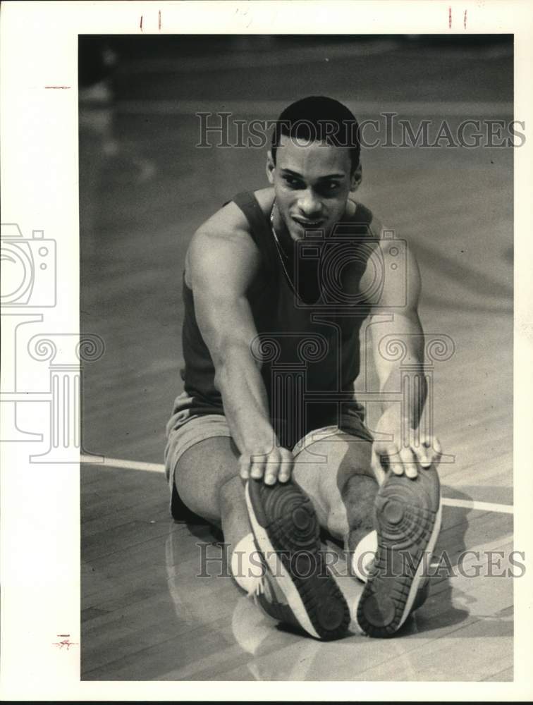 1986 Press Photo Nevada-Las Vegas Basketball Player Anthony Jones - hps21684 - Historic Images