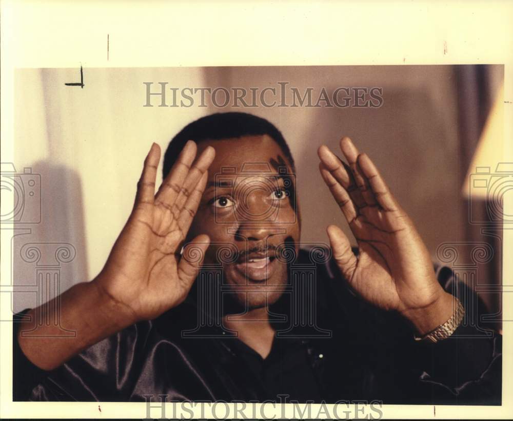 1990 Press Photo Basketball player Elvin Hayes - hps22914- Historic Images