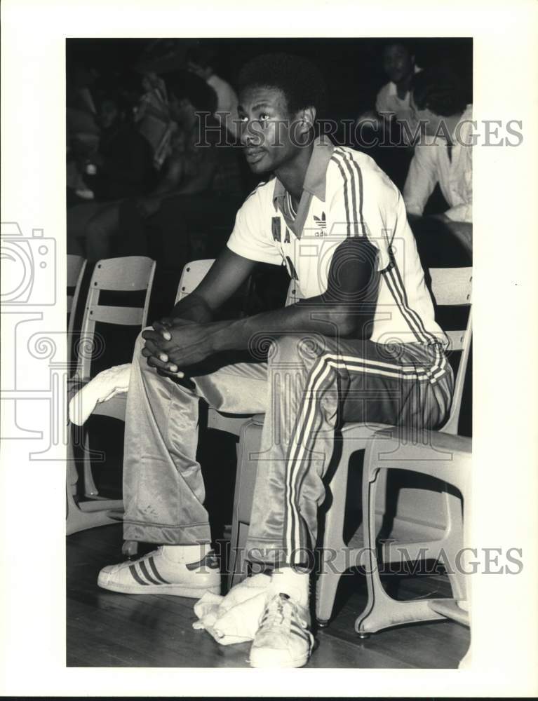 1980 Press Photo Basketball player Marvin Delph - hps23780 - Historic Images