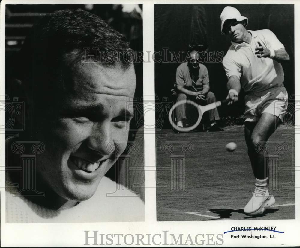 Press Photo Charles McKinley, Port Washington, Long Island Tennis Player- Historic Images