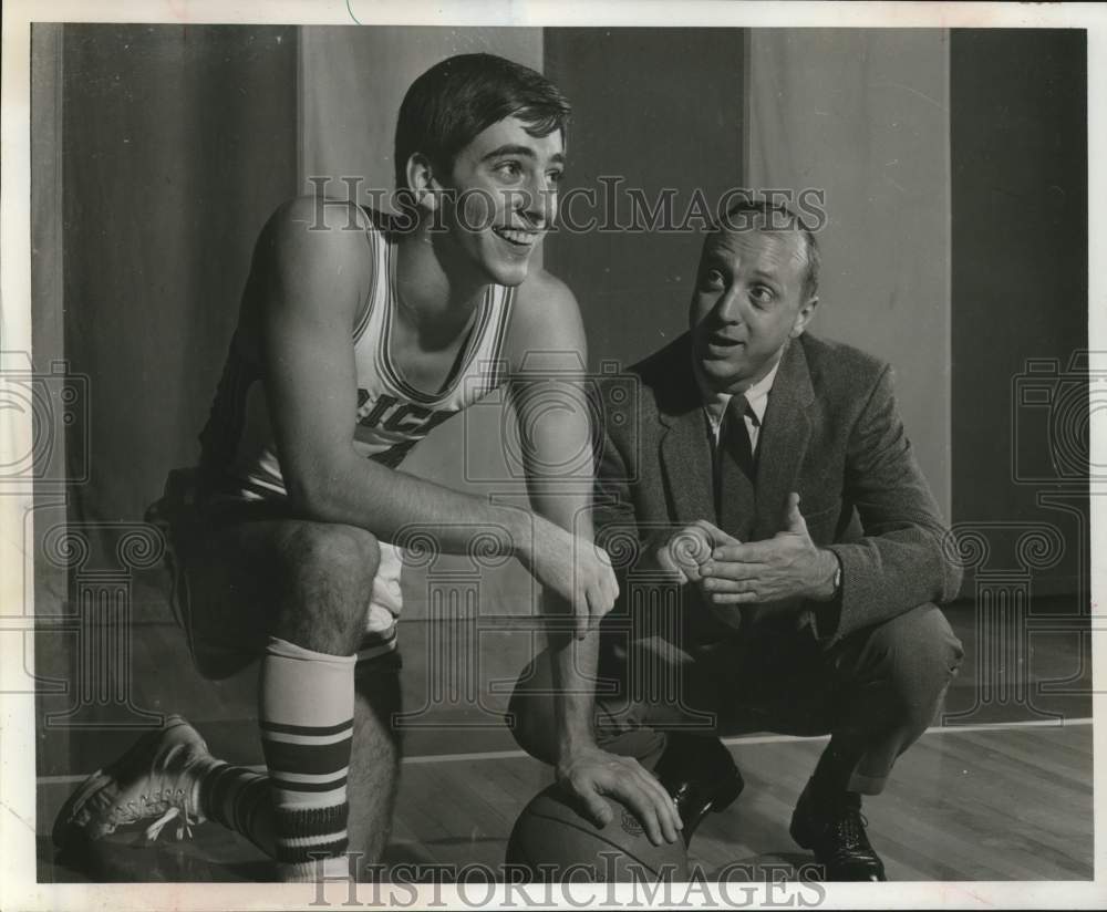 1969 Press Photo Rice Basketball Guard-Captain Greg Williams, Don Knodel - Historic Images