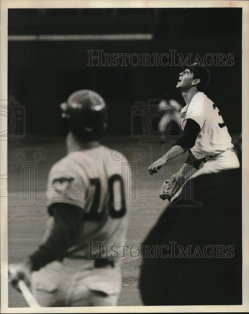 1967 Press Photo Bo Belinsky, Houston Astros Baseball - hpx00839 - Historic Images