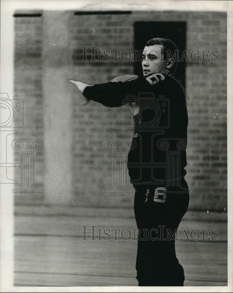 1965 Press Photo Dewey Warren, Rice University Football - hpx01038- Historic Images