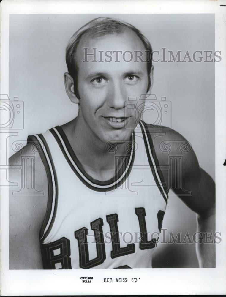 1973 Press Photo Bob Weiss, Chicago Bulls Basketball - hpx01069 - Historic Images