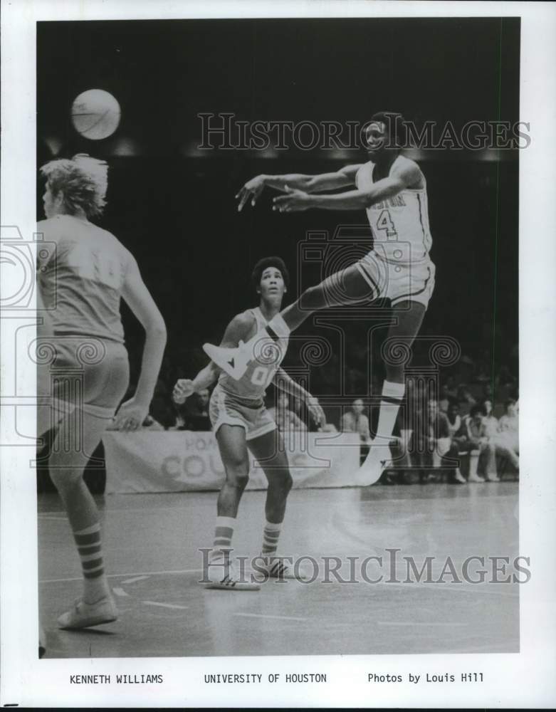 1978 Press Photo Kenneth Williams, University of Houston Basketball Player- Historic Images