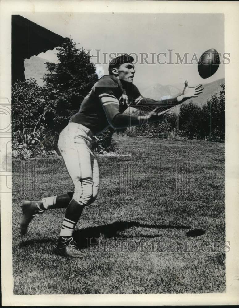 1958 Press Photo Windell Williams, Rice University Football End - hpx01913 - Historic Images