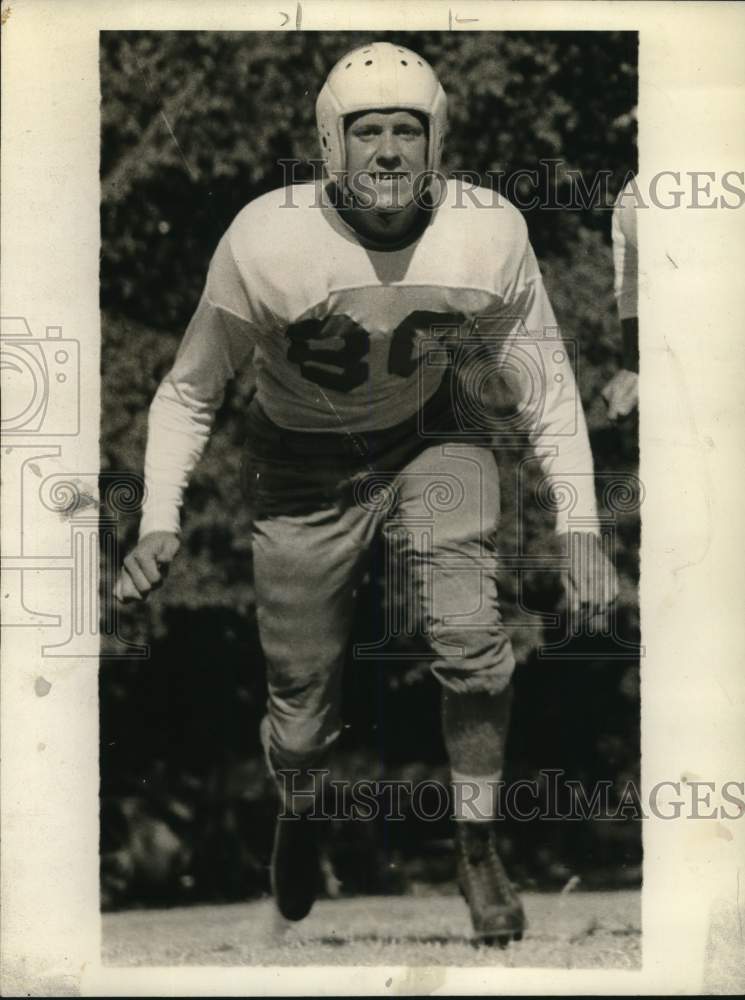 1941 Press Photo Malcolm James Kutner, Texas University Football End - hpx02175- Historic Images