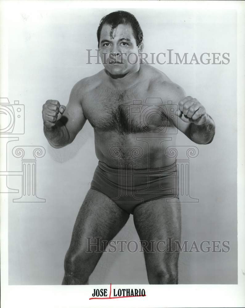 1977 Press Photo Jose Lothario, Wrestler - hpx02351 - Historic Images