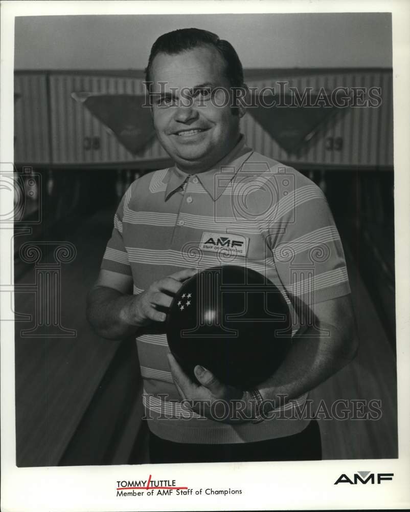 Press Photo Bowler Tommy Tuttle, Member of AMF Staff of Champions - hpx02714 - Historic Images