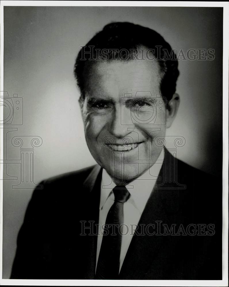 1967 Press Photo Richard M. Nixon, former Vice President of the United States- Historic Images