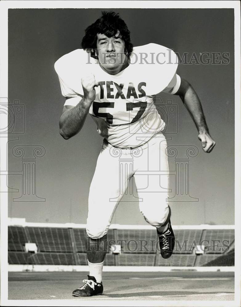 1975 Press Photo University of Texas football player Bob Tresch - hpx03984 - Historic Images