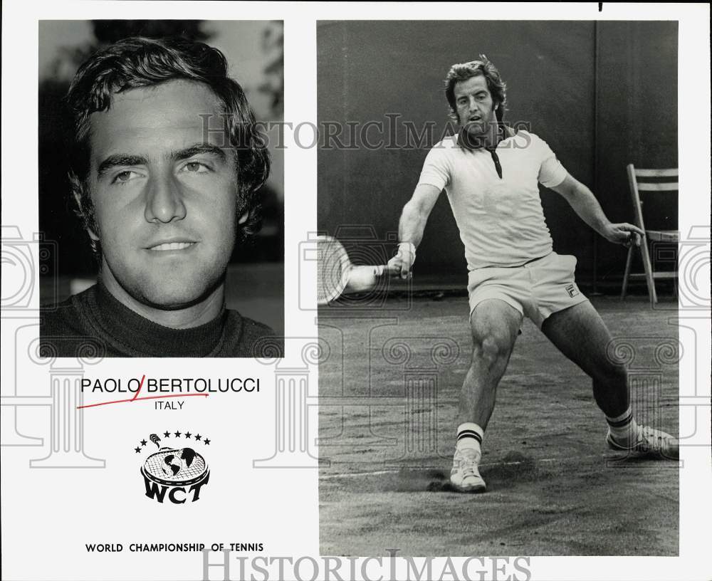 1979 Press Photo Paolo Bertolucci, Italian tennis player - hpx04402 - Historic Images