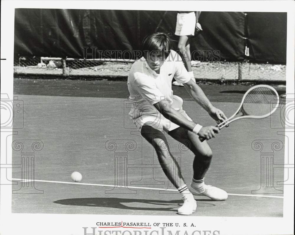 Press Photo United States tennis player Charles Pasarell - hpx05299 - Historic Images