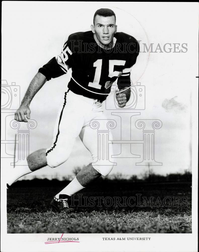 1965 Press Photo Jerry Nichols, Texas A&M University football player - hpx05670 - Historic Images