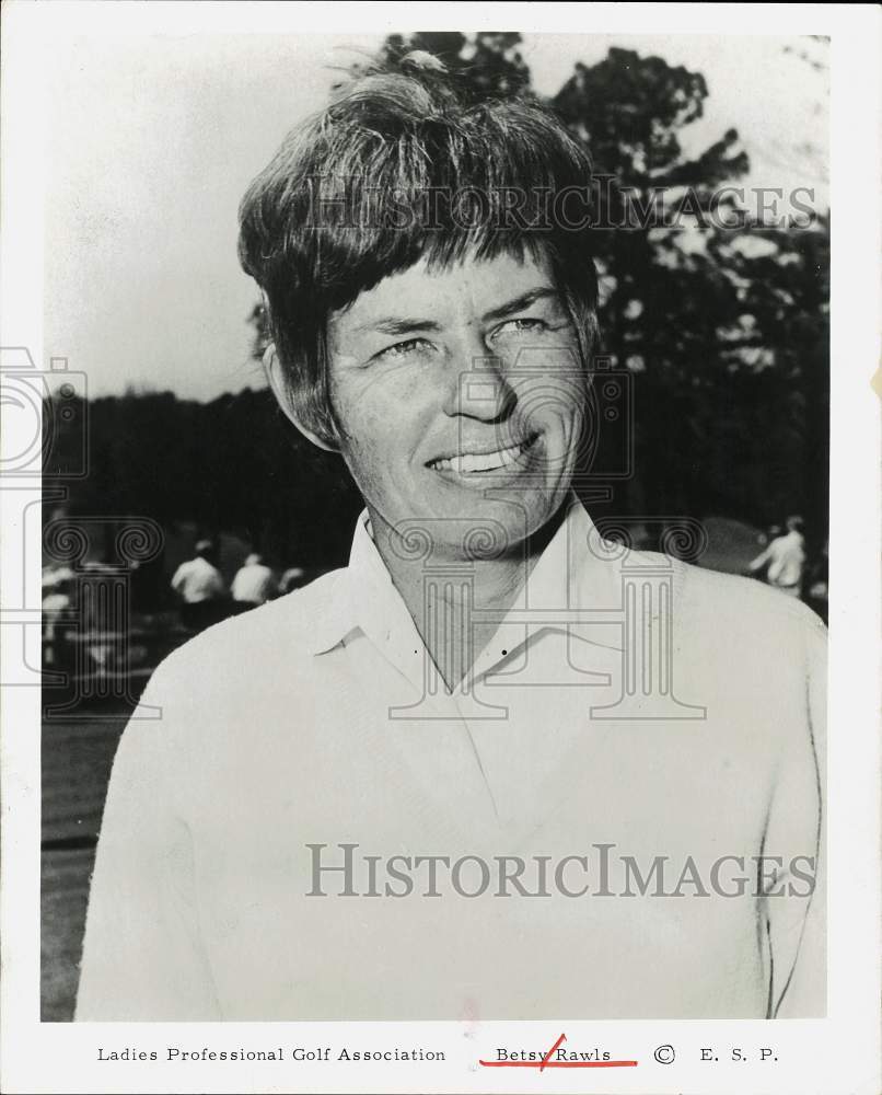 1971 Press Photo Betsy Rawls of the Ladies Professional Golf Association - Historic Images