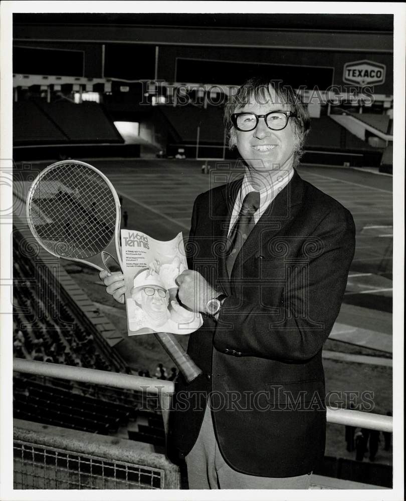 1973 Press Photo Bobby Riggs, American professional tennis champion - hpx06281- Historic Images