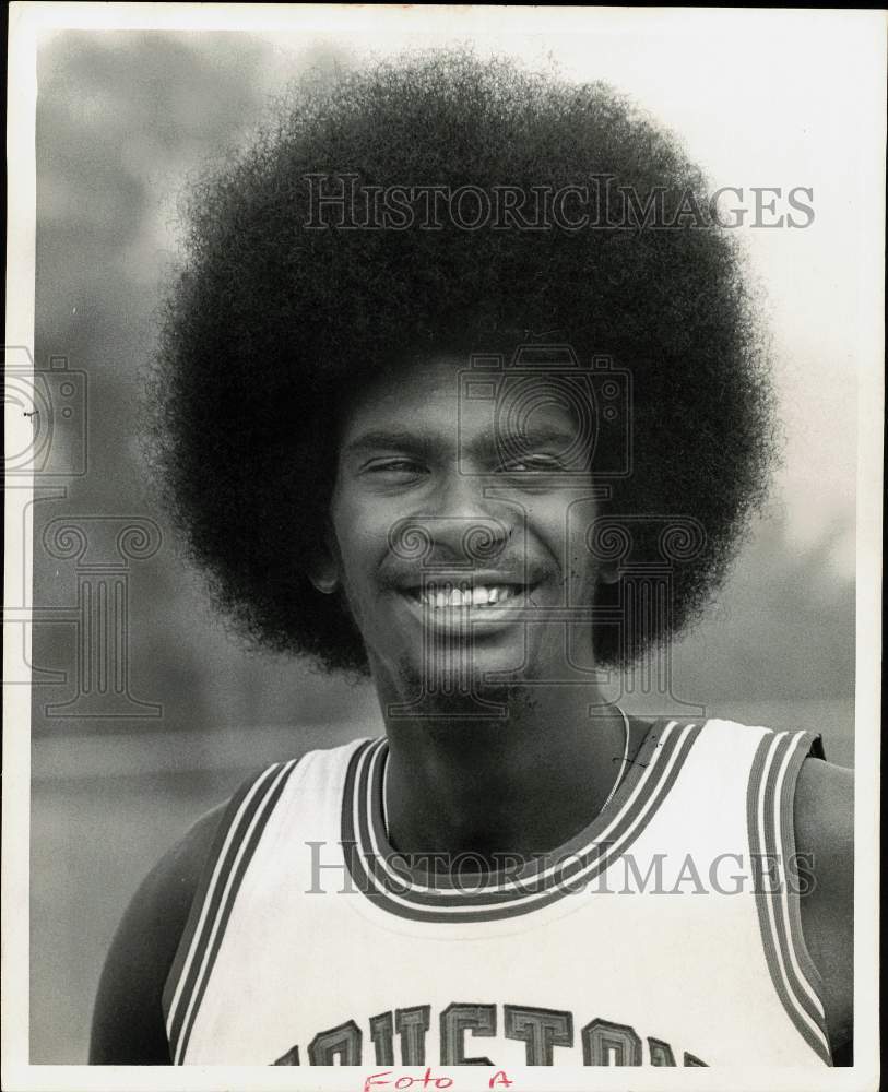 1974 Press Photo Louis Dunbar, University of Houston basketball team forward- Historic Images