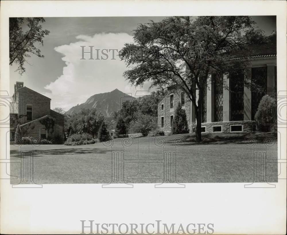 1958 Press Photo University of Colorado&#39;s Norlin Library in Boulder, Colorado- Historic Images