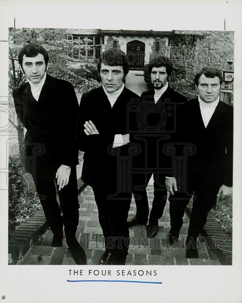 1970 Press Photo The Four Seasons singing group - hpx14454- Historic Images