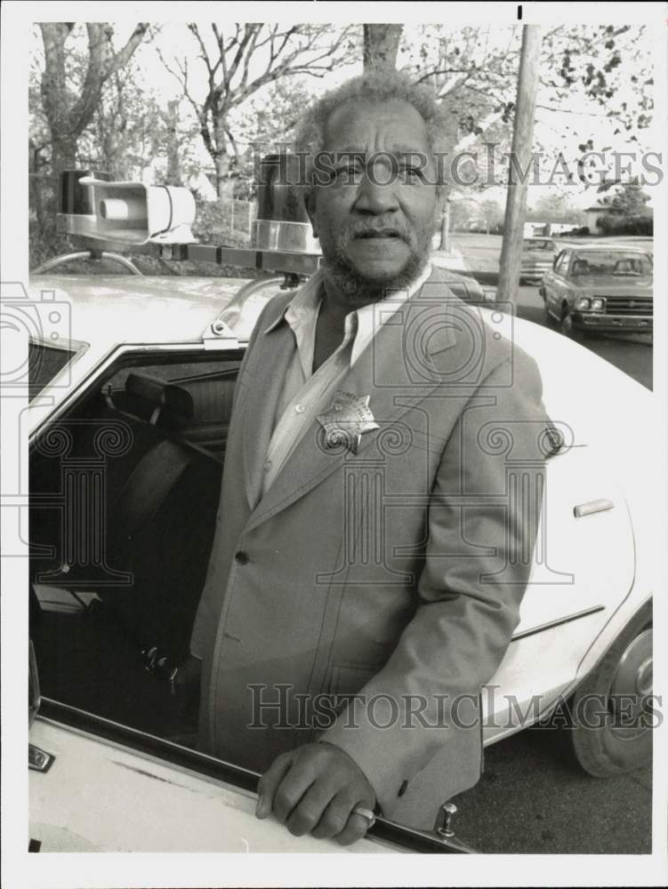 Press Photo Actor Redd Foxx Visits Town of Taft, Oklahoma - kfp05526- Historic Images