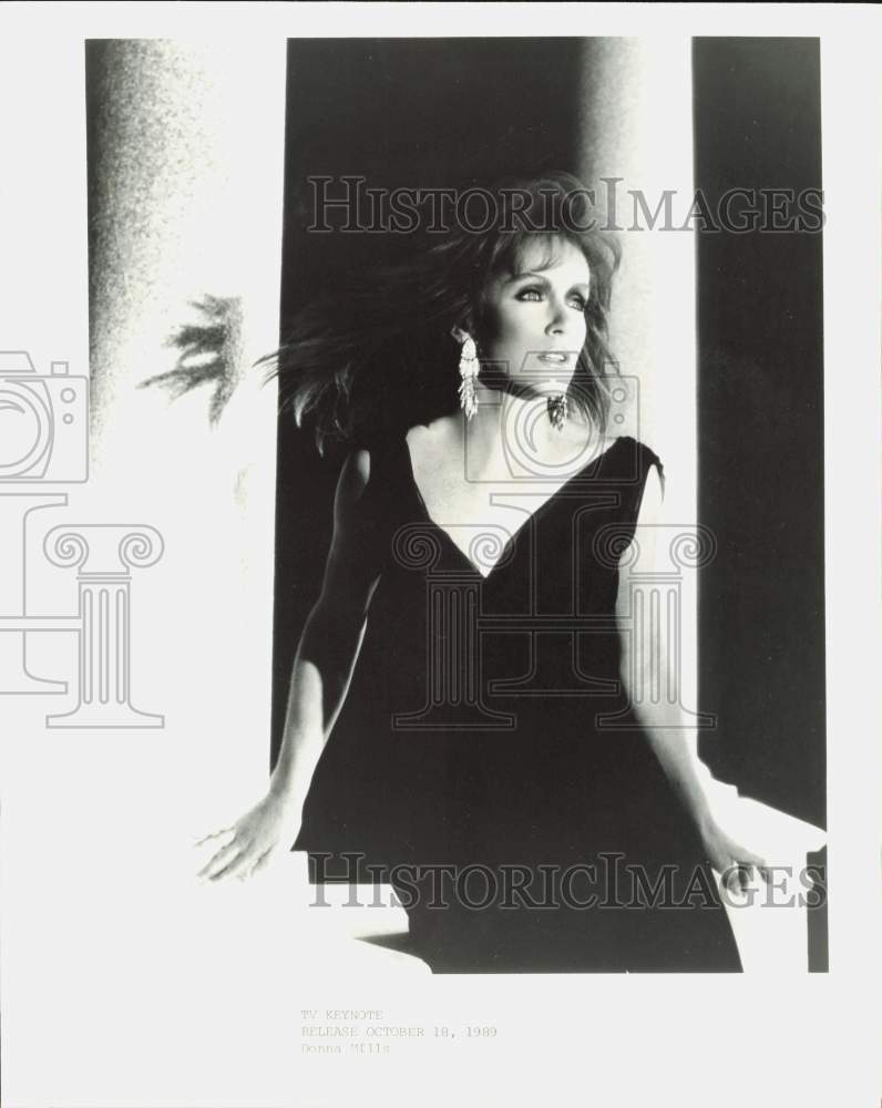 1989 Press Photo Actress Donna Mills - kfp10043- Historic Images