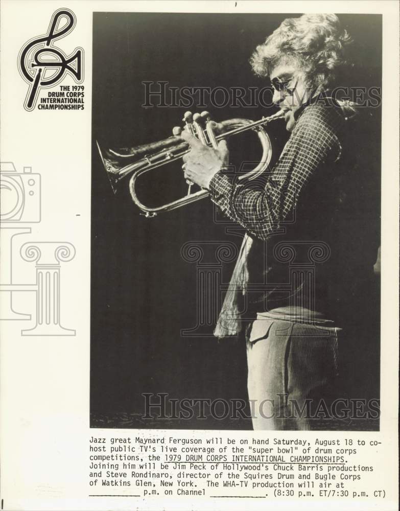 1979 Press Photo Jazz Musician Maynard Ferguson - kfp12247- Historic Images