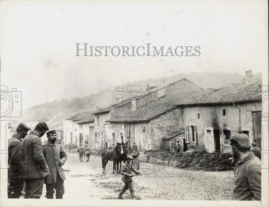 Press Photo St. Michiel, France where the allies are dislodging the Germans, WWI- Historic Images