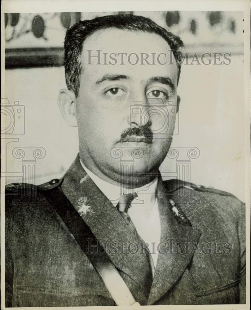 Press Photo General Francisco Franco of Spain. - kfx36085- Historic Images