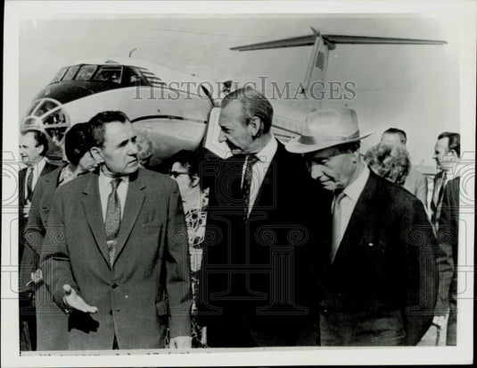 1972 Press Photo U.N.'s Kurt Waldheim Meets Soviet Foreign Ministers in Moscow- Historic Images
