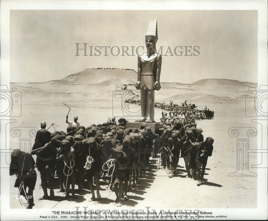 1961 Press Photo Scene from film The Pharoahs' Woman - Historic Images