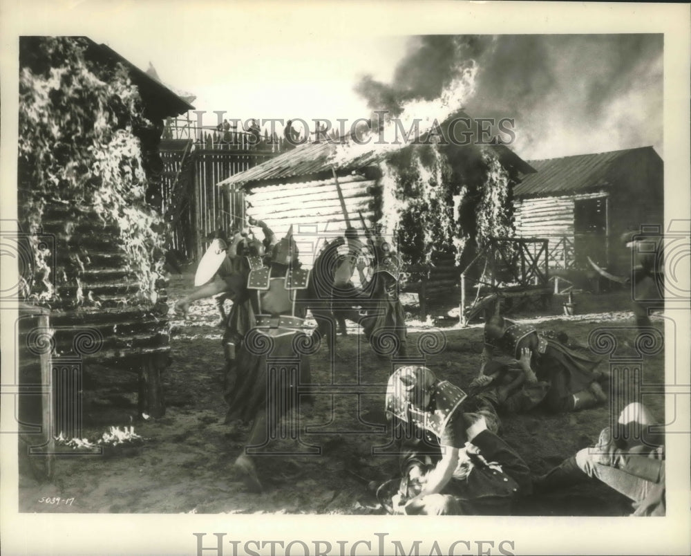 1961 Press Photo The Tartars starring Victor Mature - Historic Images