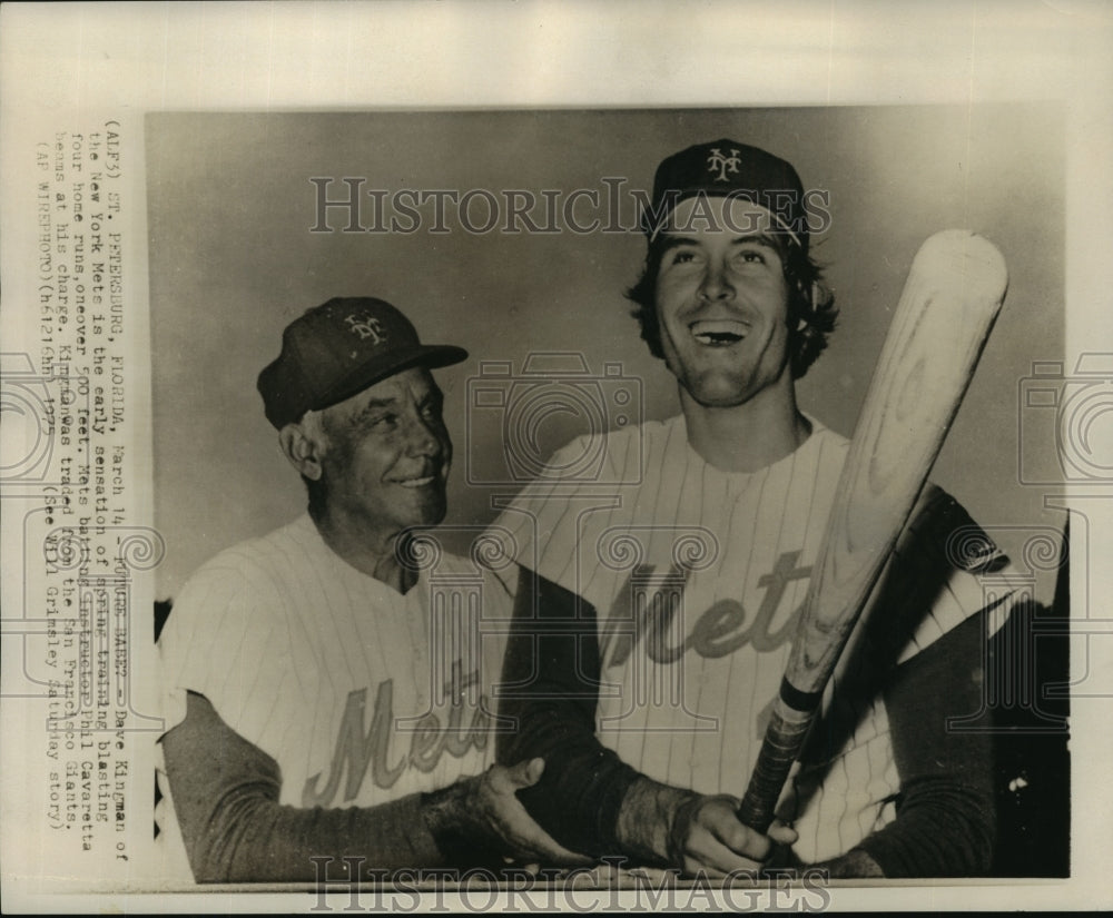 Dave Kingman, New York Mets, Signed 8x10 Photograph