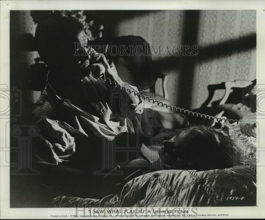1965 Press Photo Actor Tom Hatten in "I Saw What You Did" - Historic Images