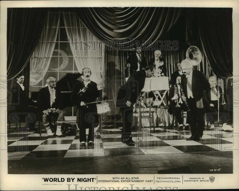 1961 Press Photo World by Night starring Cheri Bibi, Jackie Corn - Historic Images