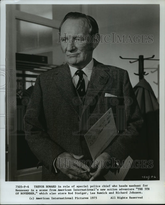 1975 The 5tth of November starring Trevor Howard  - Historic Images