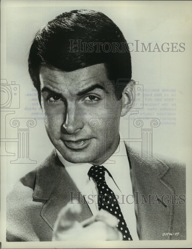 1967 This Way Out, Please starring George Hamilton from MGM - Historic Images