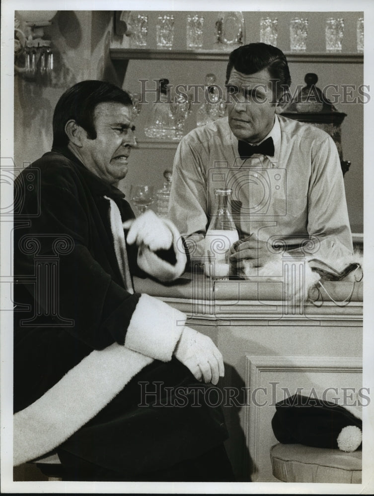 1966 Press Photo Andy Griffith Show and guest star Paul Lynde on CBS - Historic Images