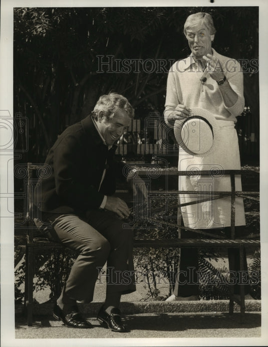 Perry Como & Dick Van Dyke on NBC TV  - Historic Images