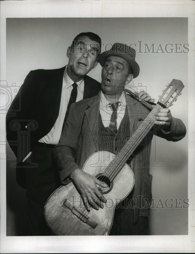 1961 Press Photo My Three Sons on CBS starring Fred MacMurray, Eddie Foy Jr - Historic Images